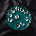Factory Price Crystal Jewelry Natural Pendant Necklace Water Drop Shaped clear Quartz Pendant