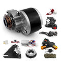 DIY Brush Gear Dc 36V 250W 16 20 26 Inch Fat Front Wheel Electric Bicycle Motor Kit for Electric Bike