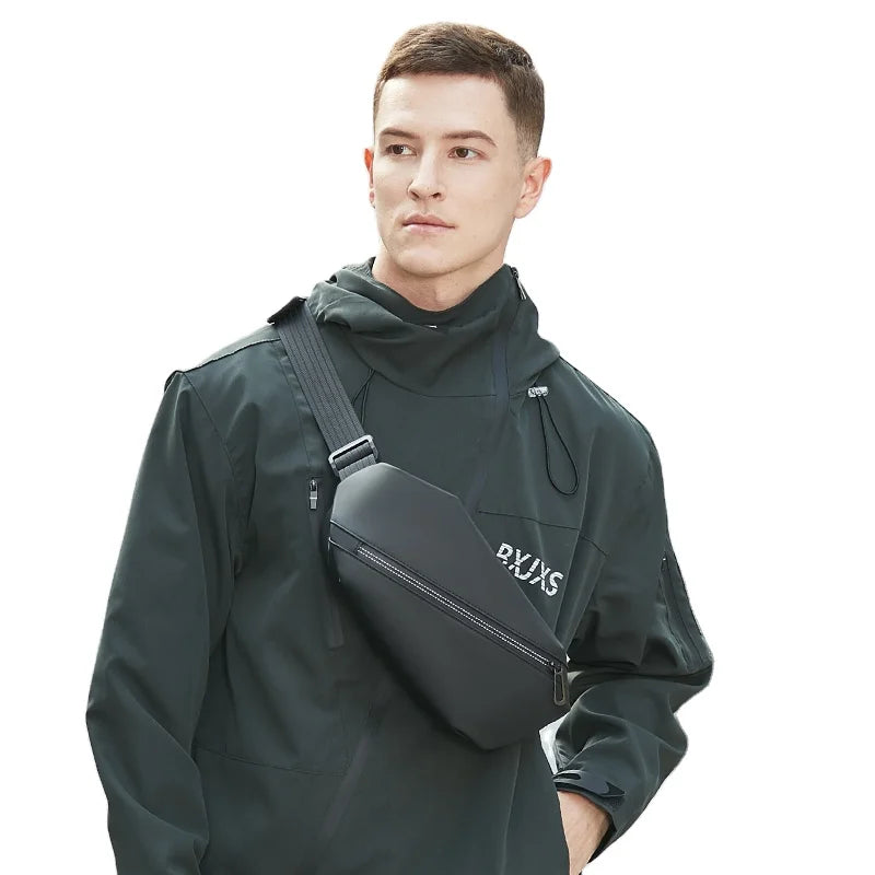 Sling Crossbody Chest Bag Over Shoulder Small Slim Cross Daypack Lightweight Backpack Front Side Pack Men Women