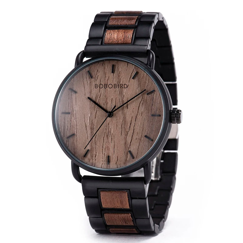 quickshipment BOBO BIRD Wholesale OEM Custom Logo Minimalist Wood Wristwatches in Quartz Watch Support Mix up Model MegaBDM