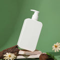 Ready Stock MOQ 100pcs 300ml HDPE Square Shape Shampoo Shower Gel Bottle Suitable for Body Cream