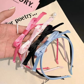 Children's Hair Accessories Girl Princess Hair Hoop Euro-American 4inch Bow Headband for Women Accessories