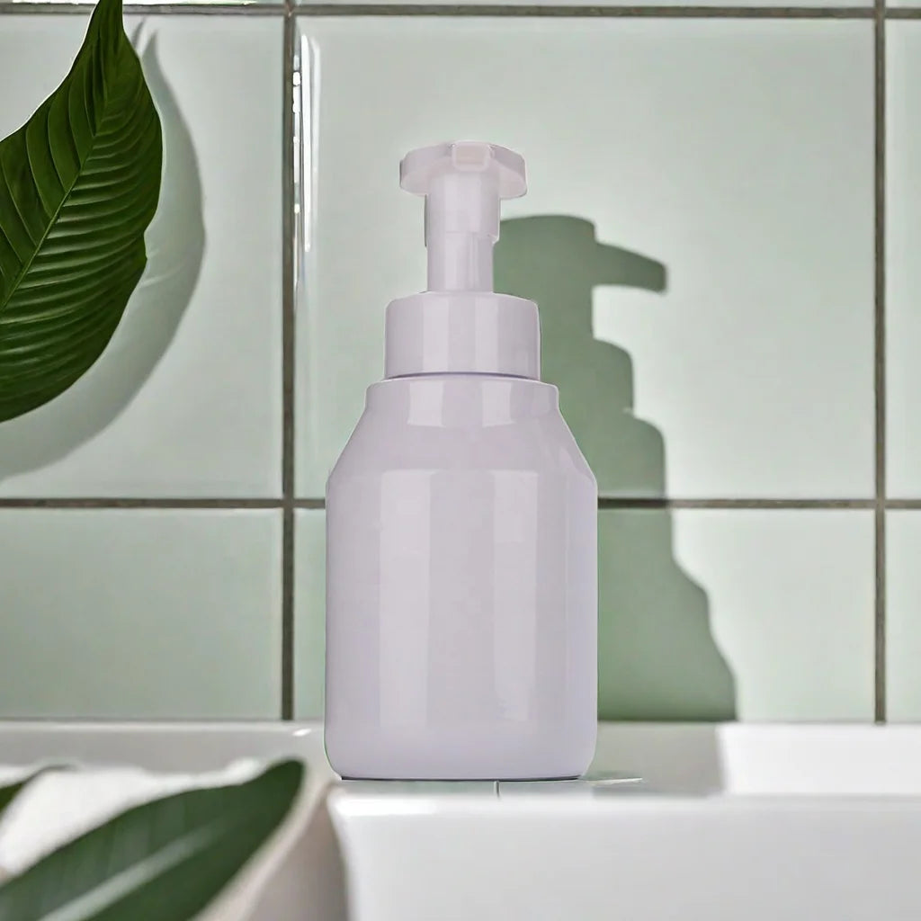 330ml PET White Foam Skin Care Face Clean Foaming Hand Soap Refillable Foam Pump Bottle