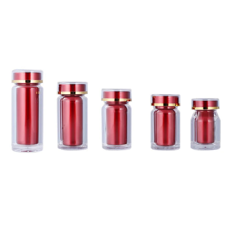 20ml 30ml Saffron/cordycep/capsule/powder Container Hold Little Toy/star Multi Size Acrylic Tube Bottle