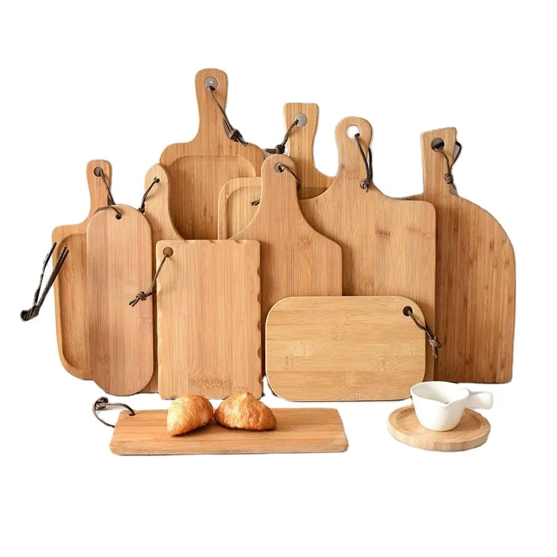 Bamboo Cutting Board Chopping Blocks Cheese Set Eco-Friendly Rectangle 1.5cm Thick Single Piece Wholesale Bulk Mini Individual