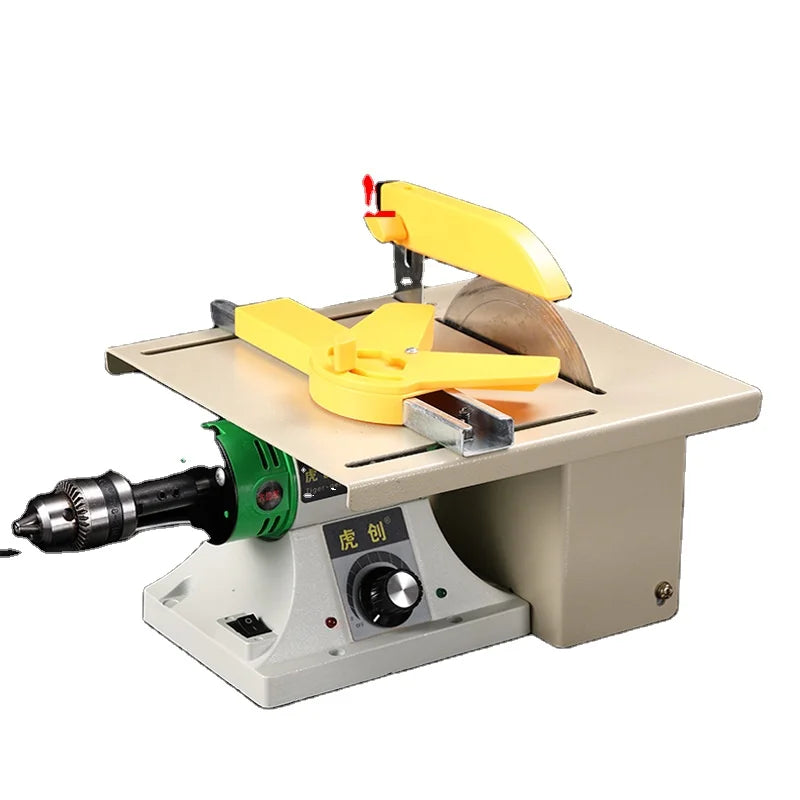 Multifunctional Table Grinder Jade Carving Machine Small Cutting Machine Table Saw Honey Wax Woodworking Polishing Tool
