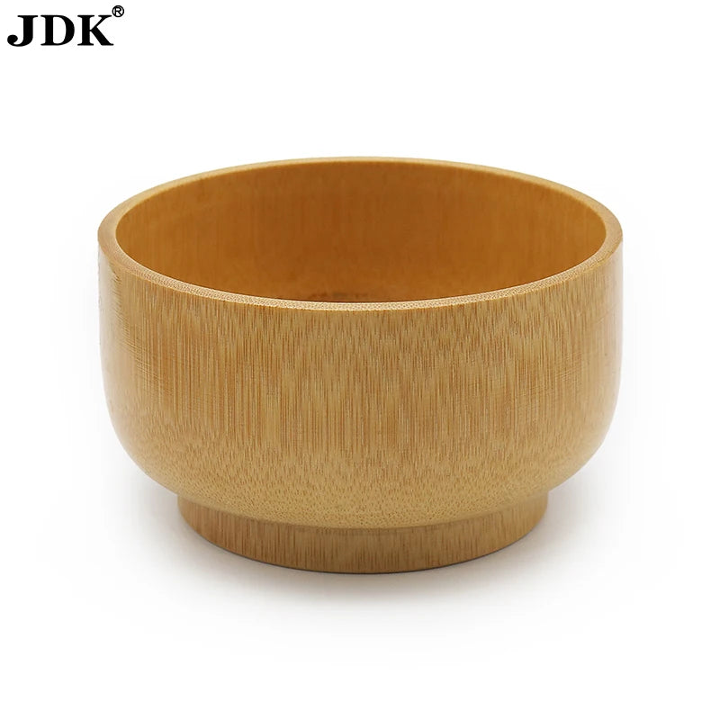 JDK New Design Shaving Brush Bowl 100% Bamboo Beard Care Mug Mask Cream Holder