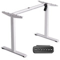 Anti-collision Single Motor Computer Standing Desk Office Electric Stand up Desk Sit Stand Desk Height Adjustable
