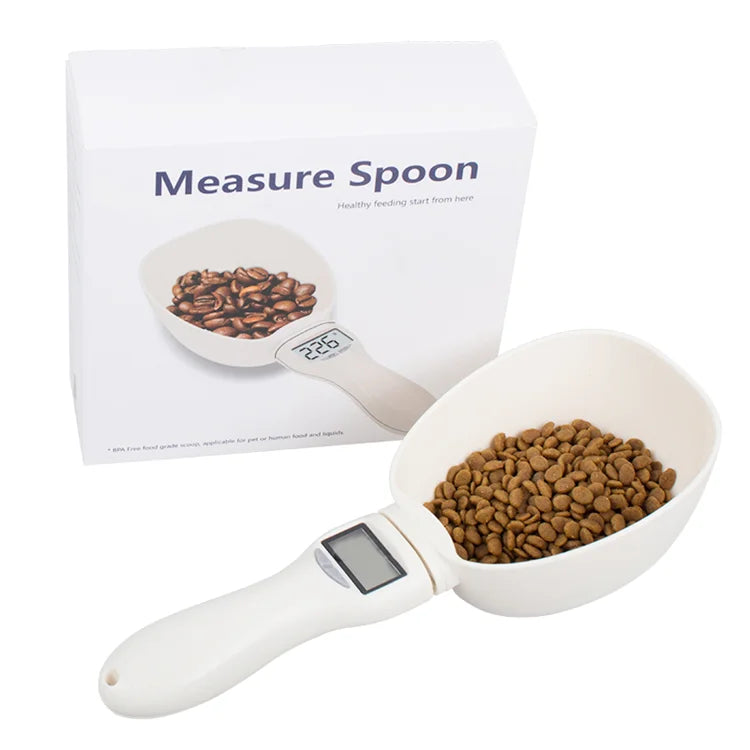 Manufacturer Wholesale ABS Electric Cat and Dog Shovel Digital Pet Food Measuring Spoon