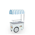 Easy to Operate Custom Cheap Candy Cart Cold Drink Cart Metal Mobile Coffee Cart for Sale with Wheels