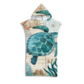 Wholesale Turtle Pattern Custom Microfiber Adult Hooded Change Surf Poncho Beach Towel Hoodie Cloak Towel