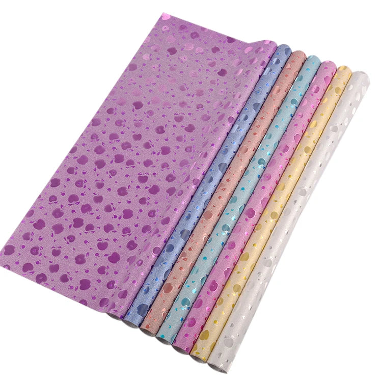 Wholesale 50*70cm Holographic Metallic Glitter Wrapping Paper Sheet Craft Paper for Gravure Printing for Gift Wrapping