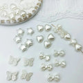 Hot Sale CJ Crystal Imitation Pearl Bow Heart Pentagram Shape High Quality Acrylic Beads Various Small Sizes Colorful for Diy