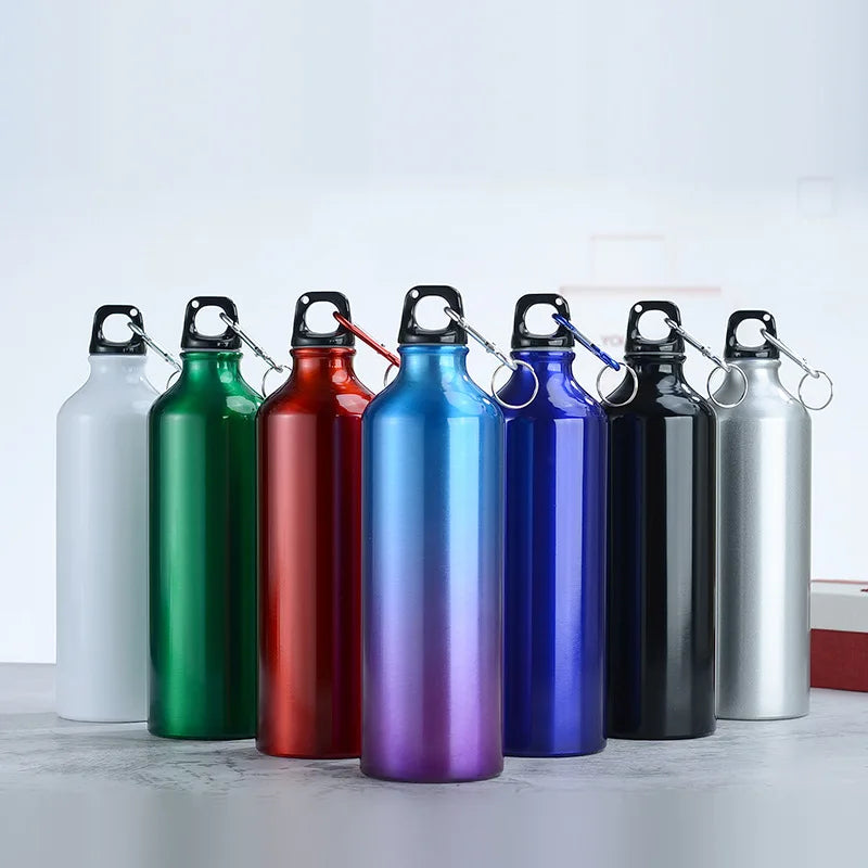 Custom Logo 16oz Bike Water Bottle Single Wall Stainless Steel Sports Bottle