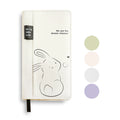 A6 weekly planner custom/wholesales PU leather pocket size diary with line paper notebook/agenda notebook