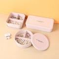 Sesame Portable Storage Box for Accessories Tiny Size Plastic Storage Box for Pocket Bag Cosmetic or Jewelry Little Storage Box