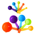 Kitchen Measuring Tools Set Includes Plastic Measuring Cups and Spoons