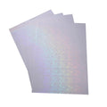 Letter Size Waterproof Cool Laminate Sheet BOPP Overlay PVC Film Single Side Adhesive Holographic Lamination for Photo Paper
