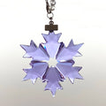 K9  Crystal Car Hanging Decoration Crystal Snowflake for Christmas Tree Decoration