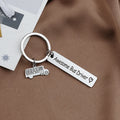 Awesome Stainless Steel Metal Keychain School Gift for Bus Driver