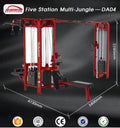 Factory Direct Five Station Multi-Jungle | High Quality 5 Stack Fitness Equipment for Strength Training MegaBDM