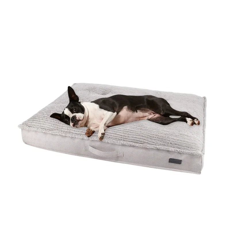2026 Washable Dog Bed Mat Dog Mattress Luxury Pet Beds Orthopedic Memory Foam Portable Pet Mats Cama De Perros