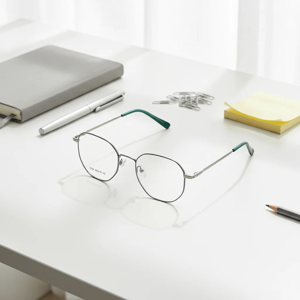 Business Eyewear Full Frame Clear Lens Prescription Optical Glasses Frame