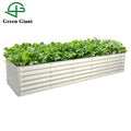 Huizhou Green Giant Outdoor Aluzinc Galvanized Planter Box Rectangle Metal Raised Garden Bed Kit 17"Tall 9 in 1