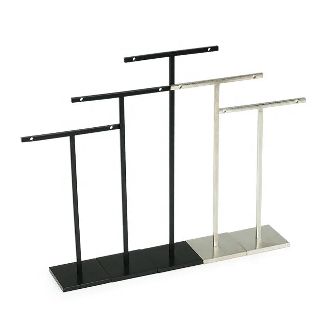 Customized Morden Tbar Earring Display Stand WYP Metal Jewelry Rack High Quality
