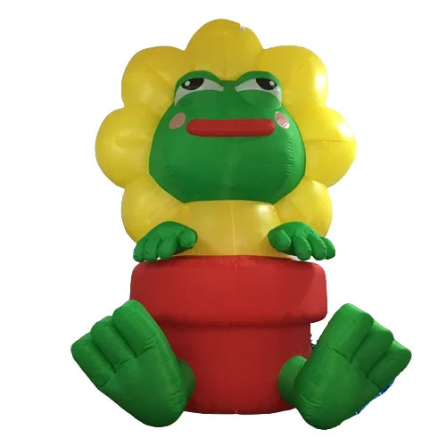 Pepe Frog Theme Giant Inflatable Frog Model Advertising Inflatable Green Frog for Event