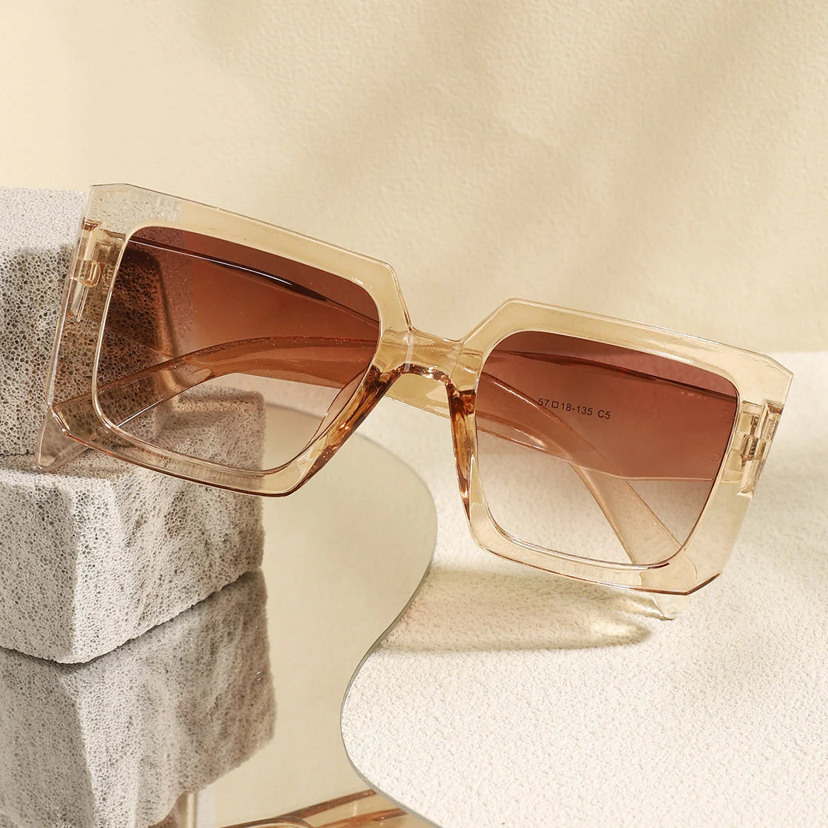 2023 New Trendy Latest square Frame PC UV400 Lens Outdoor Vintage Luxury Women Men Shade Sunglasses