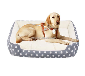Orthopedic Cozy Cushion Dog Bed Large Dog Washable Oxford Fabric with Orthopedic Health Print for Pets