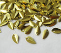 1000pcs/pack Plain Brass Leaf Charm 4x7mm DIY Jewelry Findings