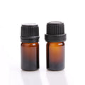 Wholesale Amber Clear Blue Round Shape Oil Dropper 5ml 10ml 15ml 20ml Essential Oil Amber Glass Bottle With Child-theft Cap