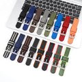 Custom Logo Sport Quick Release Strap 18mm 20mm 22mm 24mm Adjustable Nylon Strap for huawei Canvas Woven Polyester Watch Strap