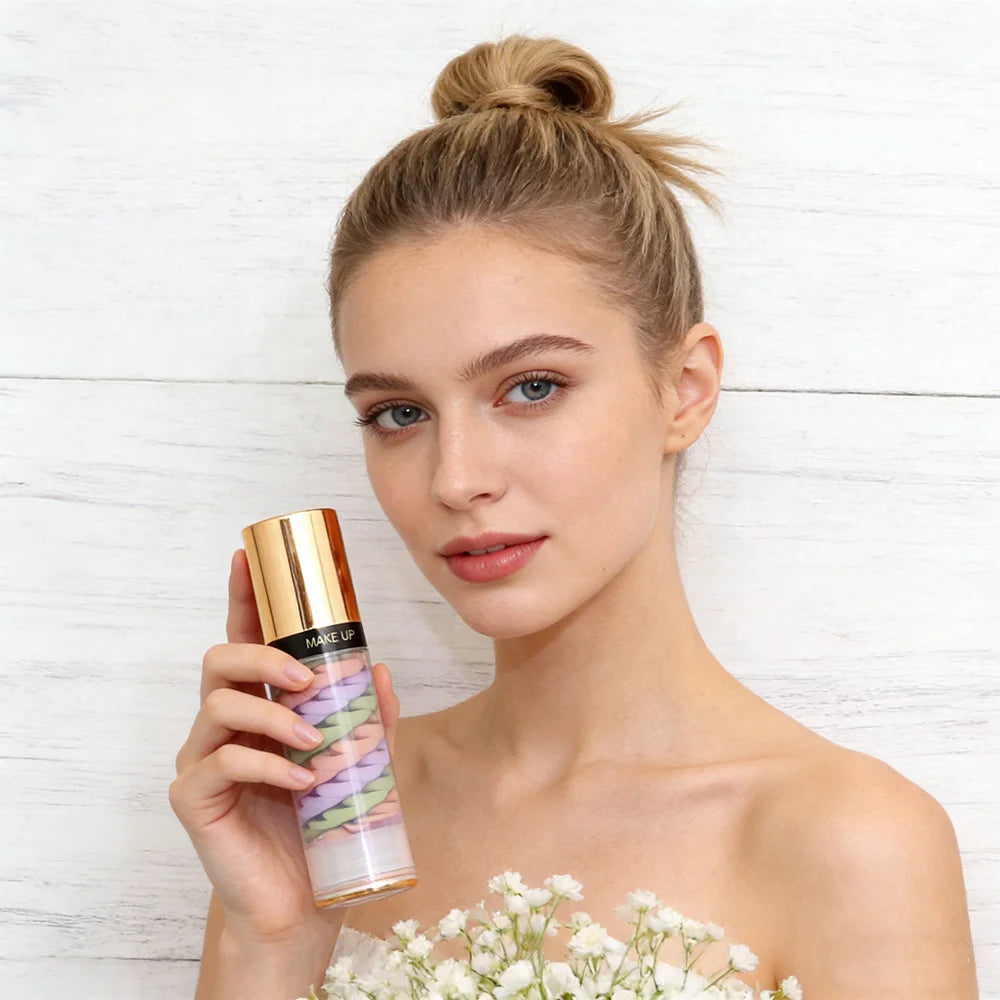 Private Label Mineral Moisturizer Face Primer Base Waterproof Makeup Cream Sunscreen Natural Facial Liquid Foundation Primer