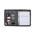 Professional Quality A4 Leather Portfolio Binder Multi-Function File Handy Factory Hot Sale with UV Printing