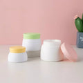 Custom pp Plastic White Color Cosmetic Scrub Container 15 ml 30 Gram 50 g Empty Jars for Creams