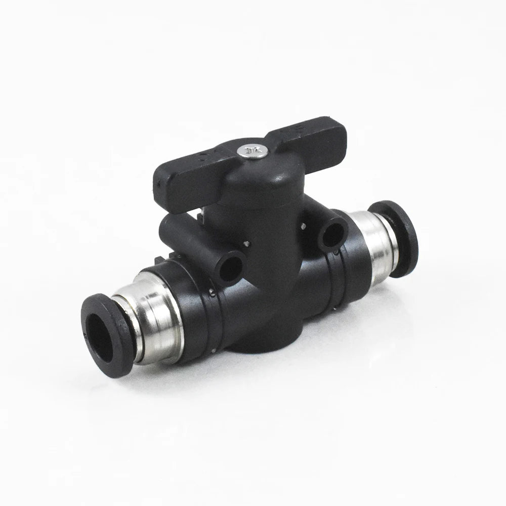 4 6 8 10 12 14 16 Fitting Pneumatic BUC Air Hose Speed Control Throttler Gas Media Finger Shut-off Valve High Pressure Connector