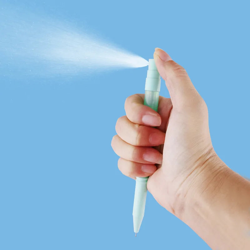 2024 Multi Function Spray Gel Pen with Spray Cheap Safty Plastic Gel Pen for Promotion
