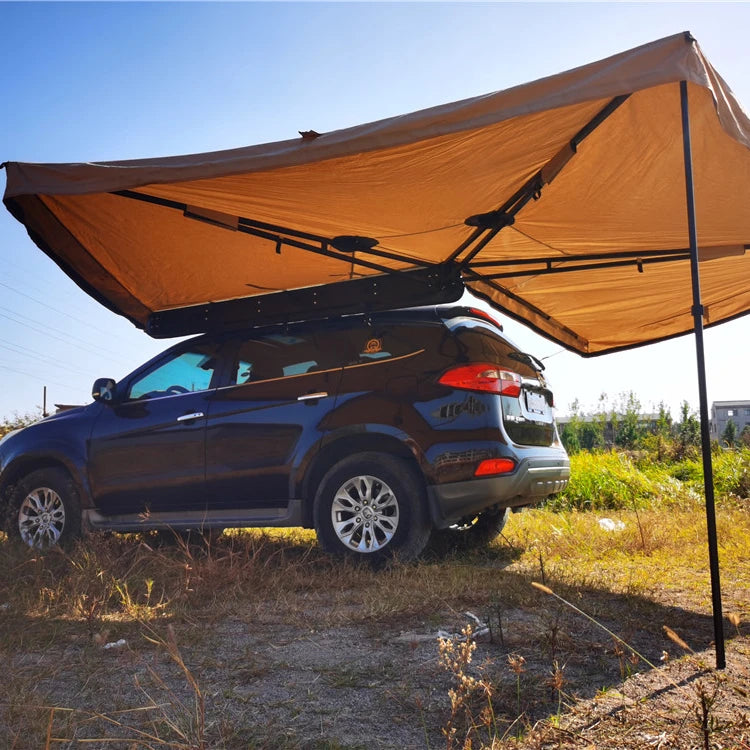 Heavy Duty Overland Aluminum Side Awning for Off Road SUV Pickup Outdoor Camping 270 Awning Free Standing