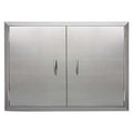Outdoor BBQ Kitchen Door 201 304 Stainless Steel Double Door Wall Cabinets Modern Outdoor Kitchen Furniture