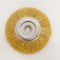 4.5" Flat-shaped Wire Wheel Crimped Wire Brush Crimped Wire Cup Brush