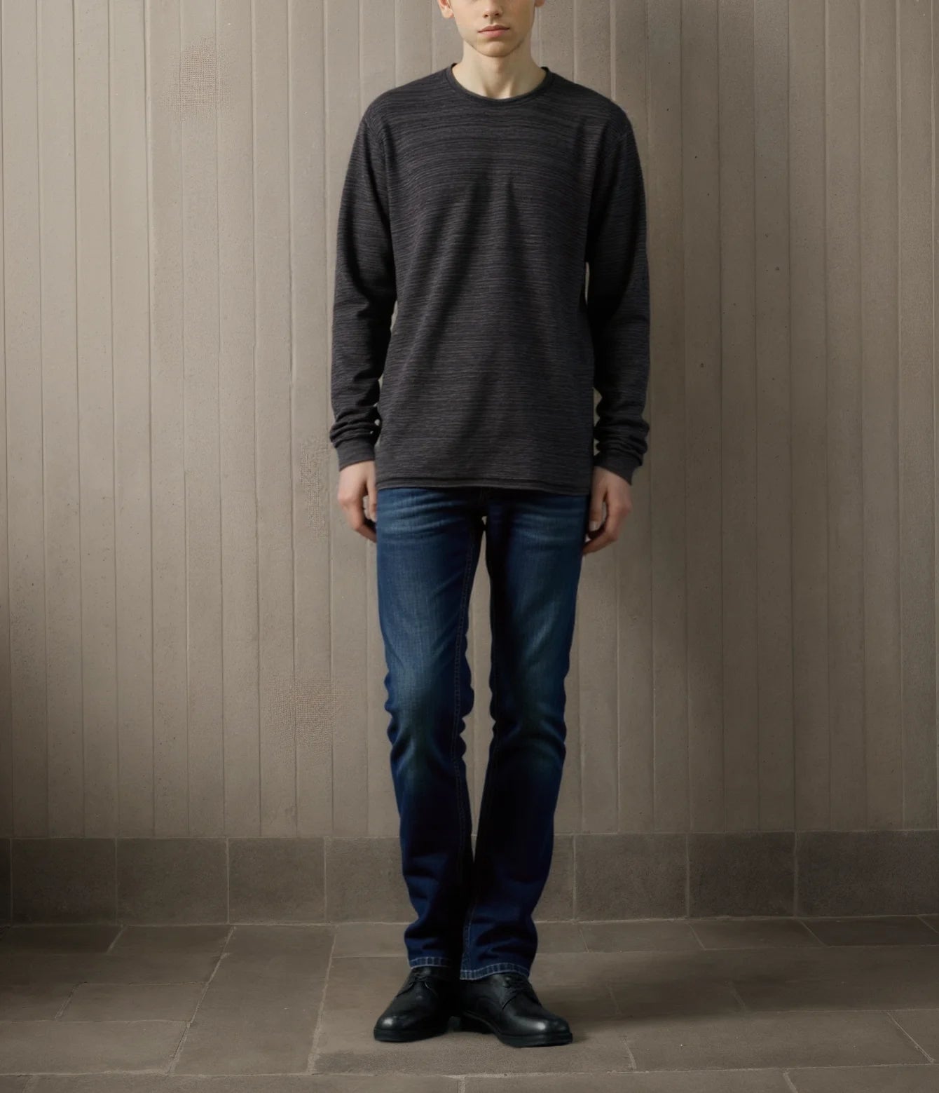 New Design Premium Men's Winter Clothing Anti-Wrinkle Jacquard Logo Custom Knit Sweater Pullovers