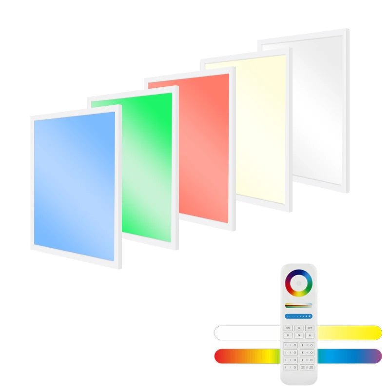 6262 36W RGB+CCT RGBWW Color Changing New Design DMX512 2.4G Wi-Fi Smart Home Party Atmosphere RGB LED Wall Panel Light