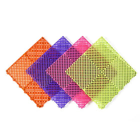 Auto Detailing Indoor PVC Vinyl Flooring Garage Interlocking Mats Click-to-Install PP Material for Outdoor Use Event Floor