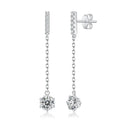 Fashion Jewelry S925 Silver Drop Dangle Earrings 925 Silver Jewelry