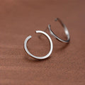 925 Sterling Silver Circle Stud Earrings for Women Elegant Wedding Jewelry Pendientes Mujer Moda 2022 Brincos