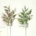 Wholesale Artificial 3 Branches Eucalyptus Leaves Eucalyptus Stem Real Touch Fake Plants