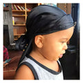 Du Rag Designer Custom Logo Extra Long-Tail Head Wraps Doo Rag Silk Baby Durag Satin
